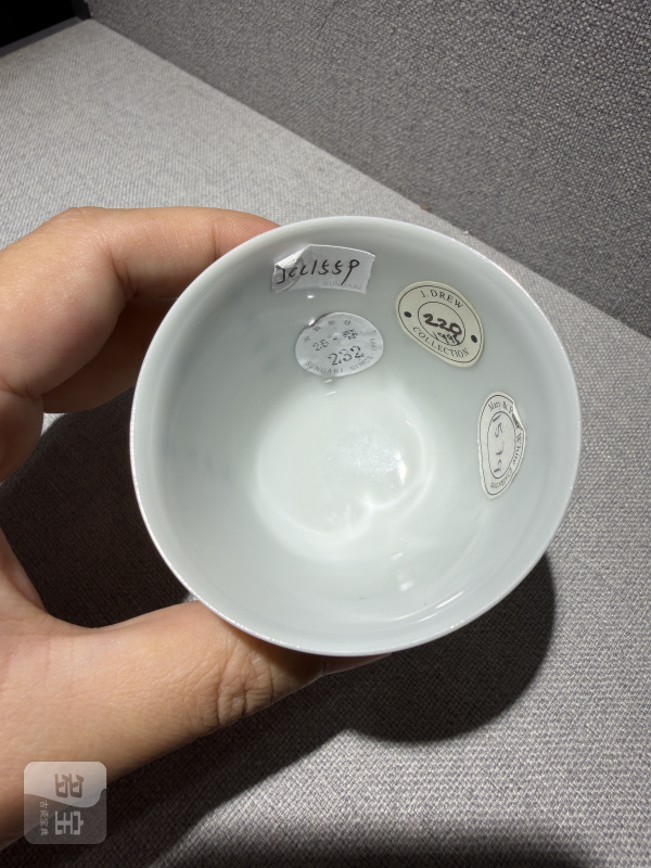 清康熙 青花五彩五月石榴纹花神杯 - 图10